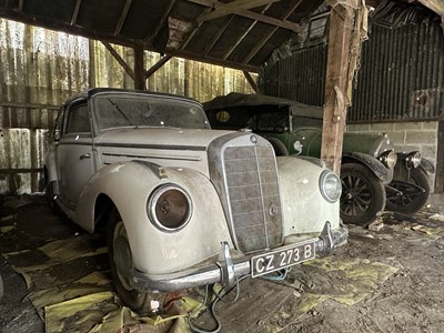 Lot 3 - 1952 Mercedes - Benz 220 Type A Cabriolet, reg. no. FCF 902D
