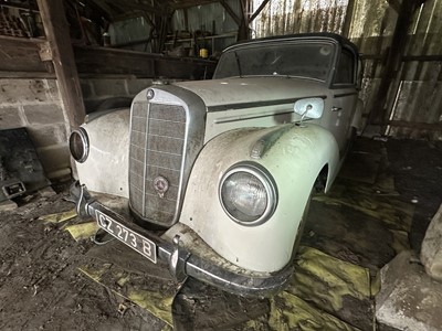 Lot 3 - 1952 Mercedes - Benz 220 Type A Cabriolet, reg. no. FCF 902D