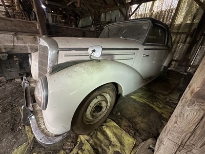 Lot 3 - 1952 Mercedes - Benz 220 Type A Cabriolet, reg. no. FCF 902D
