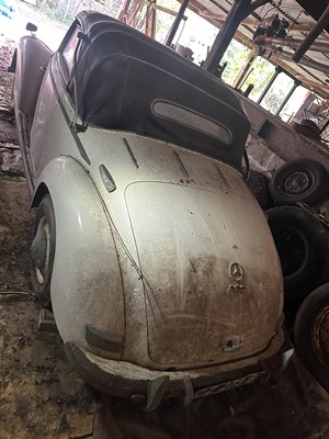 Lot 3 - 1952 Mercedes - Benz 220 Type A Cabriolet, reg. no. FCF 902D