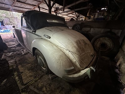 Lot 3 - 1952 Mercedes - Benz 220 Type A Cabriolet, reg. no. FCF 902D