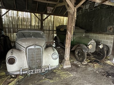 Lot 3 - 1952 Mercedes - Benz 220 Type A Cabriolet, reg. no. FCF 902D