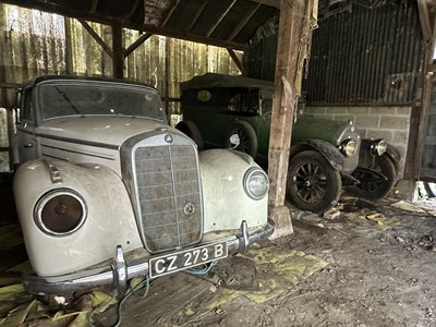 Lot 3 - 1952 Mercedes - Benz 220 Type A Cabriolet, reg. no. FCF 902D