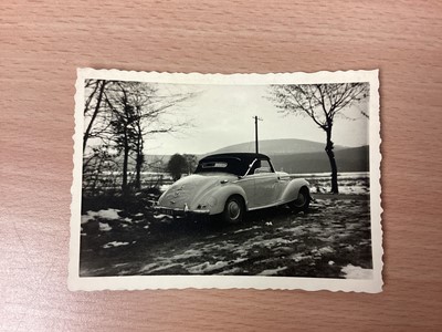 Lot 3 - 1952 Mercedes - Benz 220 Type A Cabriolet, reg. no. FCF 902D