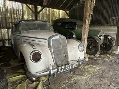 Lot 3 - 1952 Mercedes - Benz 220 Type A Cabriolet, reg. no. FCF 902D