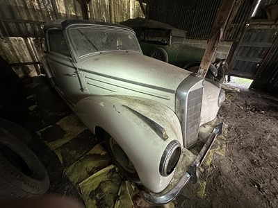 Lot 3 - 1952 Mercedes - Benz 220 Type A Cabriolet, reg. no. FCF 902D