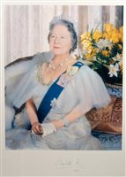 Lot 47 - HM Queen Elizabeth The Queen Mother - large...