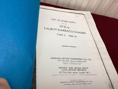 Lot 4 - 1921 Talbot - Darracq 16hp open tourer, reg. no. XH5797, owned since 1967