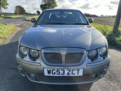 Lot 1 - 2003 MG ZT 260 saloon, 4601cc 4 door saloon, manual, reg. no. WG53 ZCT