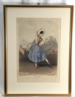 Lot 36 - Fanny Elssler ballet lithograph