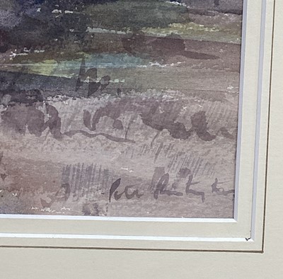 Lot 178 - Peter Partington, contemporary, watercolour - West Country Buzzards, signed, in glazed gilt frame, 38cm x 33cm