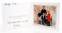 Lot 53 - HRH Diana Princess of Wales - signed 1991...