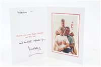 Lot 70 - HRH The Prince of Wales - signed Christmas...