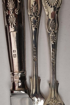 Lot 510 - A comprehensive selection of matching contemporary silver Kings pattern with diamond heel cutlery
