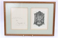 Lot 81 - HM Queen Elizabeth The Queen Mother - two...