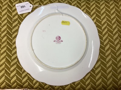 Lot 160 - H.M. Queen Victoria, Mintons Royal dinner service believed made for Windsor Castle with polychrome painted badges of state to the border and moulded swags and gilt edging, Mintons and T.Goode and...