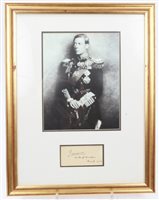 Lot 104 - HRH The Duke of Windsor - signature in ink -...