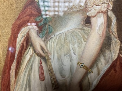 Lot 155 - Reginald Easton (1807-1893), fine Victorian watercolour on paper