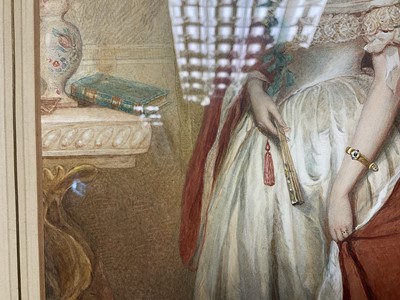 Lot 155 - Reginald Easton (1807-1893), fine Victorian watercolour on paper
