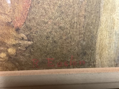 Lot 155 - Reginald Easton (1807-1893), fine Victorian watercolour on paper
