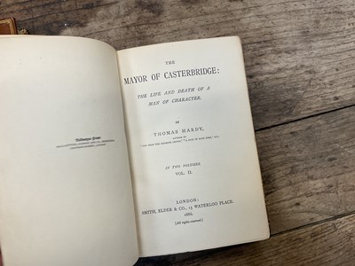 Lot 995 - Thomas Hardy - Major of Casterbridge, 1886 first edition in book form