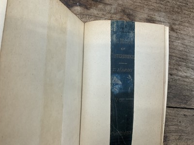 Lot 995 - Thomas Hardy - Major of Casterbridge, 1886 first edition in book form