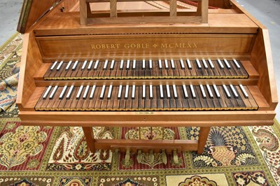 Lot 1698 - Good modern harpsichord by Robert Goble, 1970