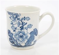 Lot 130 - 18th century Worcester coffee cup with...