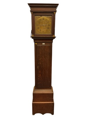 Lot 824 - 18th century eight day long case clock by Thomas Harben, Cliff Lewes.