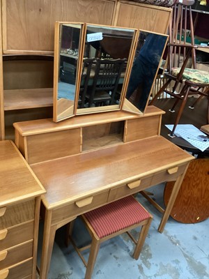 Lot 1250 - Two Mid Century pieces of light furniture by Heals