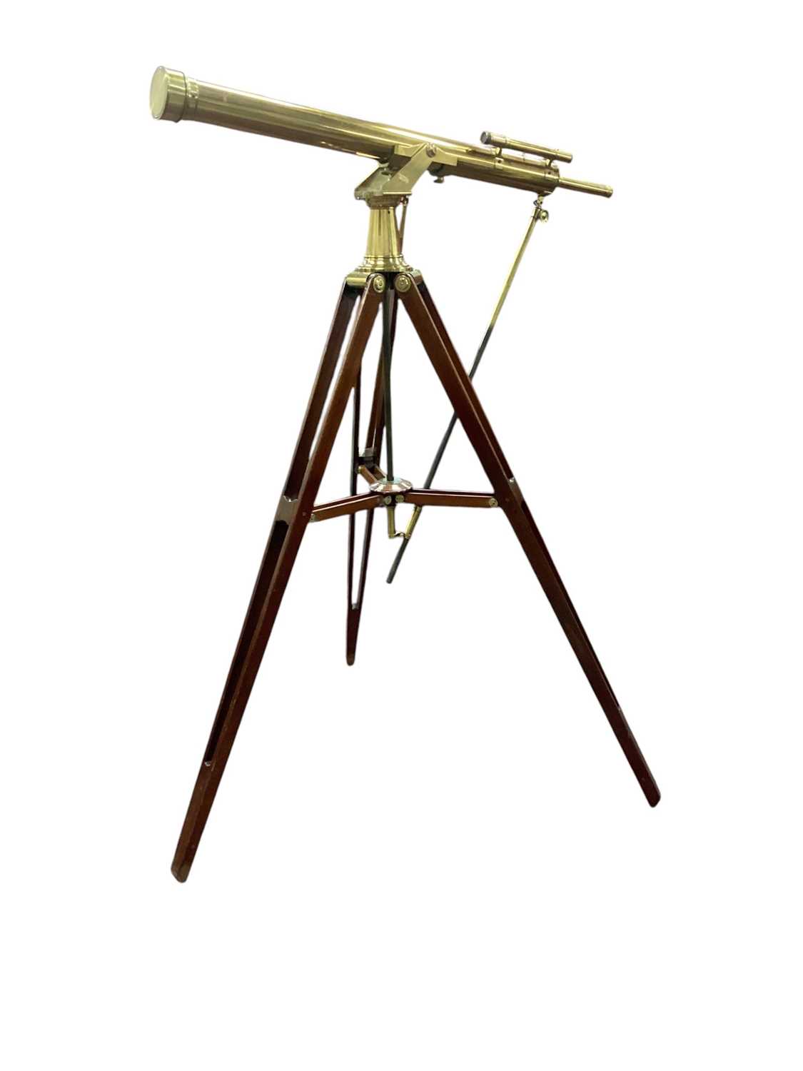 Lot 2424 - Fine Victorian brass telescope by Watson on tripod stand