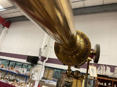 Lot 2424 - Fine Victorian brass telescope by Watson on tripod stand