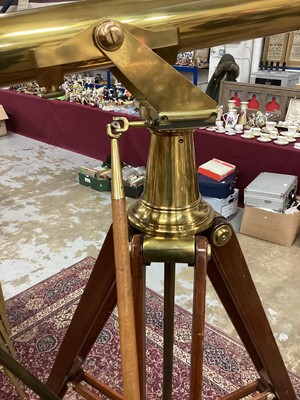 Lot 2424 - Fine Victorian brass telescope by Watson on tripod stand
