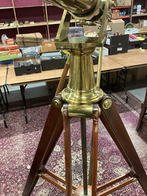 Lot 2424 - Fine Victorian brass telescope by Watson on tripod stand