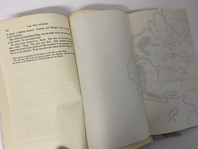 Lot 1655 - Lord of the Rings - three volumes, and another book by Tolkien