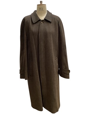 Lot 2128 - Burberry's c.1980s men's wool mix overcoat size 54 Long.