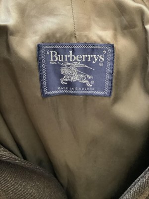 Lot 2128 - Burberry's c.1980s men's wool mix overcoat size 54 Long.