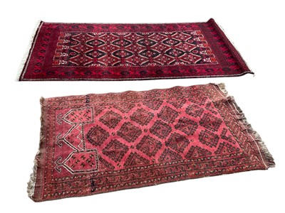 Lot 1739 - Two Pakistani tekke type rugs, including a...
