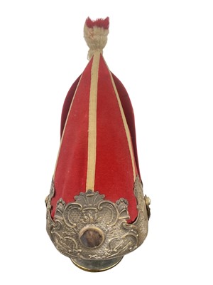 Lot 821 - Early 20th century Imperial German Grenadiers 1st Foot Guards full dress mitre cap