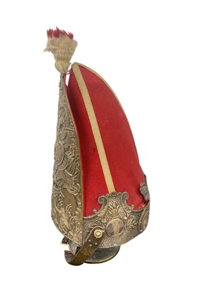 Lot 821 - Early 20th century Imperial German Grenadiers 1st Foot Guards full dress mitre cap