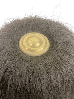 Lot 822 - Scarce Imperial German Hesse Lieb-Garde Infantry Regiment NCO’s pickelhaube with full dress yak hair plume.