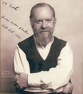 Lot 2 - Peter Blake interest: Photographic print - 'To Peter From Zac Sep 16th 2003' image 18 x 16cm
