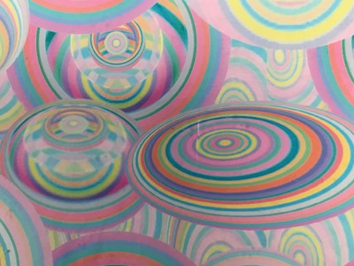 Lot 21 - Richard Drew, known as Zacron (British, 1943-2012) Archival print, Universe 13, the return, signed inscribed and numbered 1/100, I,age 25 x 25cm, glazed frame