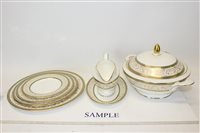Lot 2171 - Minton Aragon pattern dinner service with...