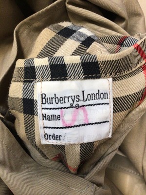 Lot 2149 - Burberry's men's trench coat.
