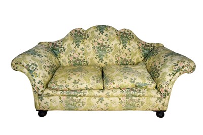 Lot 1548 - Early 20th century deep upholstered arched country house settee