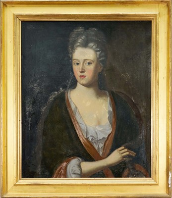 Lot 1251 - English School, early 18th century, pair of oils on canvas - portraits of John and Katherine Williams of Trehane