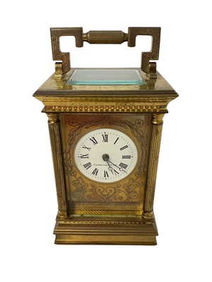 Lot 829 - Late 20th century carriage clock by Charles Frodsham, London