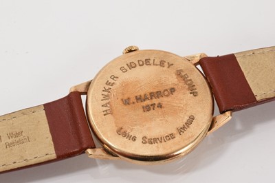 Lot 128 - 1970s 9ct gold cased Longines wristwatch (London 1973)