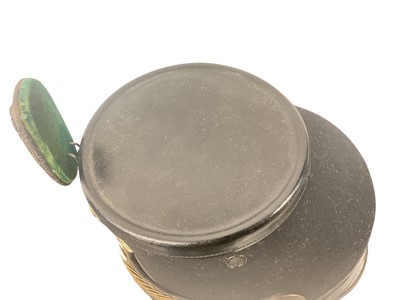 Lot 823 - Imperial German Garde Jäger Battalion Officers Shako with black felt and leather body, silvered and enamelled Garde star badge, gilt brass chin scales, silver bullion and green velvet cockade, o...